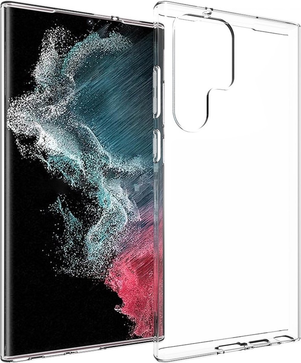 Back Cover voor TPU Back Cover Hoesje voor de Samsung Galaxy S23 Ultra Transparant