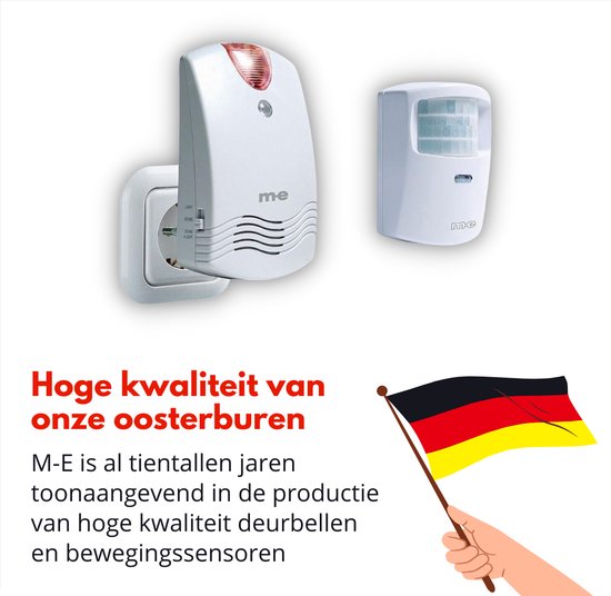 Entreemelder - Toegangsmelder - Winkelbel - M-E DGF-100 set — afbeelding 2