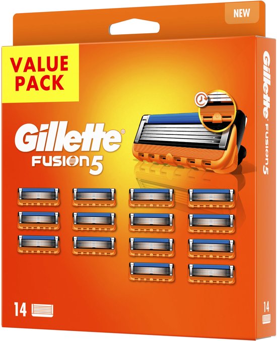 Gillette Fusion5 - Navulmesjes - Voor Mannen - 14 Navulmesjes