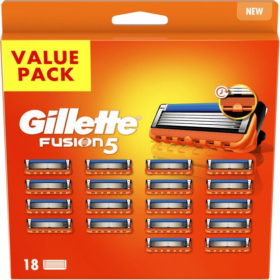 Gillette Fusion5 - Navulmesjes - Voor Mannen - 18 Navulmesjes