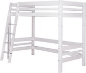 MOJO Hoogslaper schuine ladder White Wash 90 x 200 cm - exclusief montage