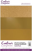 Crafter's Companion Luxury Cardstock Gold Pack A4