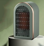 Elektrische kachel verwarming ventilator heater 800-1200W 2 standen omval beveiliging Groen