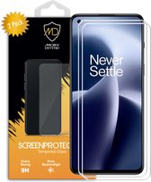 Lot de 2 protections d' Protecteurs d'écran pour OnePlus Nord 2T - Économiseurs d'écran en Glas trempé compatibles avec les MobyDefend - Protections d'écran - Plaques de verre Convient pour : OnePlus Nord 2T