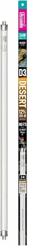Pro T5 UVB Kit, 12% UV Lamp - 24W (60 cm) - Arcadia