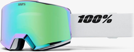 100% Norg skibril White/ HiPER Mirror Green - 51000-00004