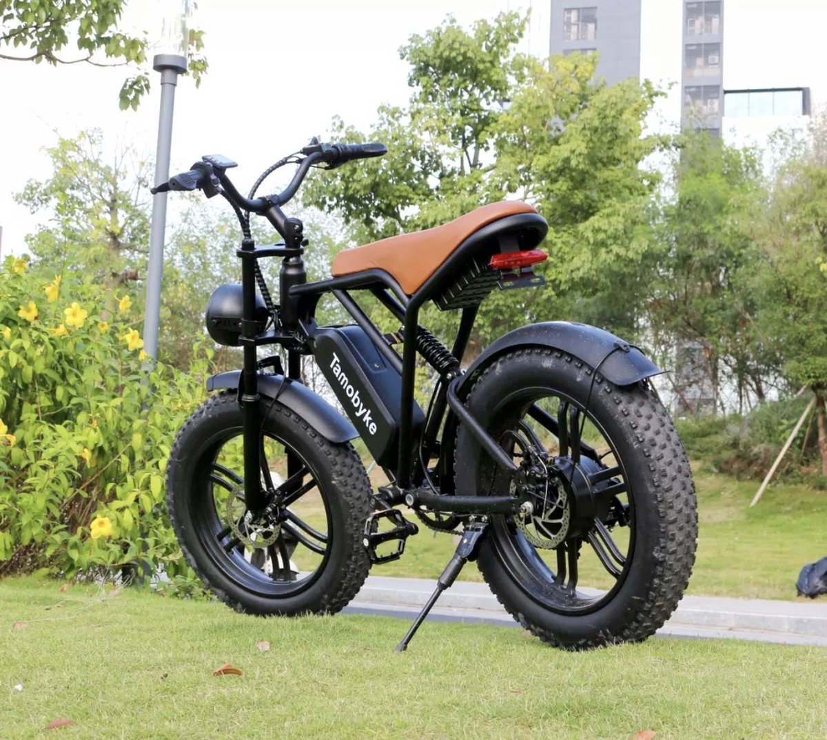 Tamobyke - Elektrische Fiets - E Bike - 250W 15Ah - 20 inch 25 KM/H - Achtervering - Shimano 7 versnellingen - Fatbike