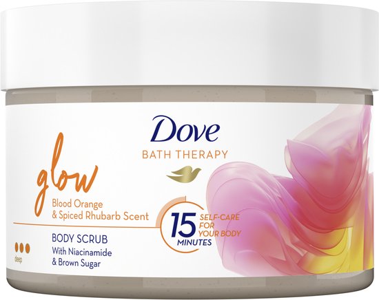 Dove bath therapy glow - body scrub - 295 ml