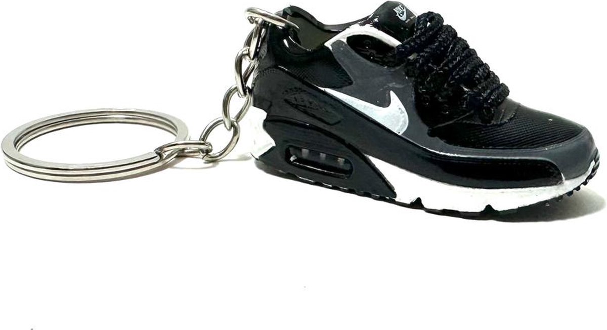ShoeBlockX SneaKeys | Sleutelhanger | Tassenhanger | Nike Air Max 90 Black White | Sneakers | Schoen | Accessoires | Cadeau