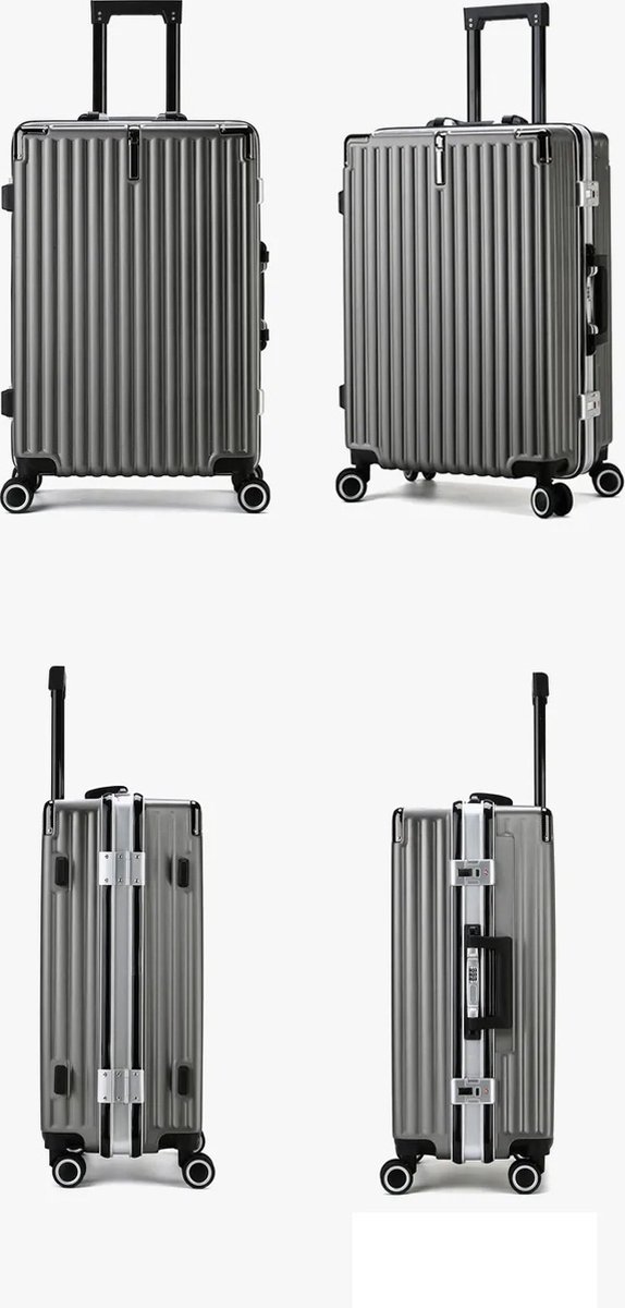 Design Handbagage Reiskoffer 20'', 50.8 cm Cabinbag, Spinner , Aluminium  Magnesium... | bol