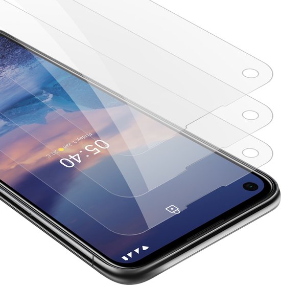 Cadorabo 3x Armor Film pour Nokia 5.4 - Film de protection en CRYSTAL CLEAR