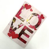 Valentijnskaart Groot | Valentijnskaart “LOVE” | Valentijn | Valentijnsdag | Love You | Valentijnskaart XXL