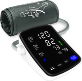 Alpha Bright Bovenarm Bloeddrukmeter - Klinisch Gevalideerd - Hartslagmeter -Omtrek manchet 22-42cm - Blood Pressure Monitor- 2 Gebruikers