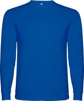Kobalt Blauw Effen t-shirt lange mouwen model Pointer merk Roly maat L