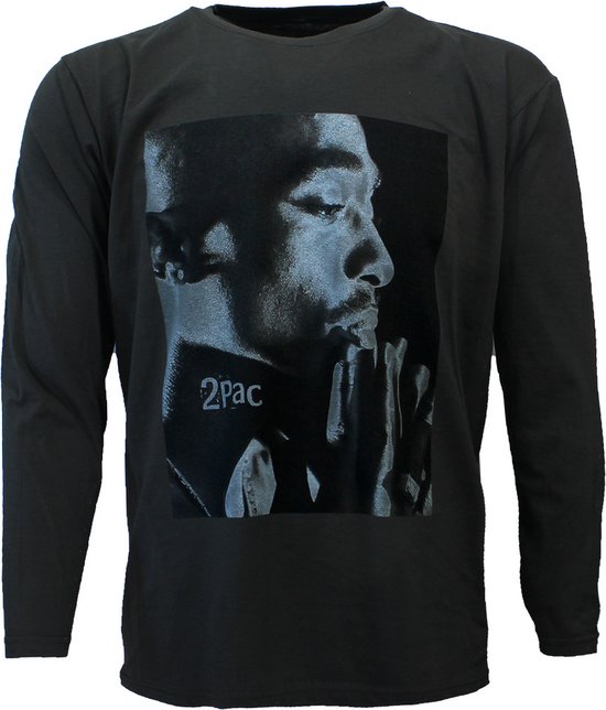 2PAC Tupac Changes Longsleeve T-Shirt Grijs - Officiële Merchandise