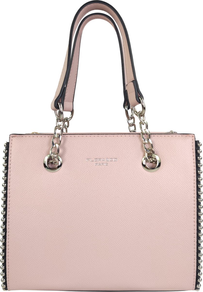 Flora&Co - Paris - luxe handtasje/crossbody tasje - studs - rose/roze