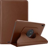Cadorabo Tablet Hoesje geschikt voor Huawei MatePad 11 (10.95 inch) in PADDESTOEL BRUIN - Beschermhoes ZONDER auto Wake Up, met stand functie en elastische band sluiting Book Case Cover Etui
