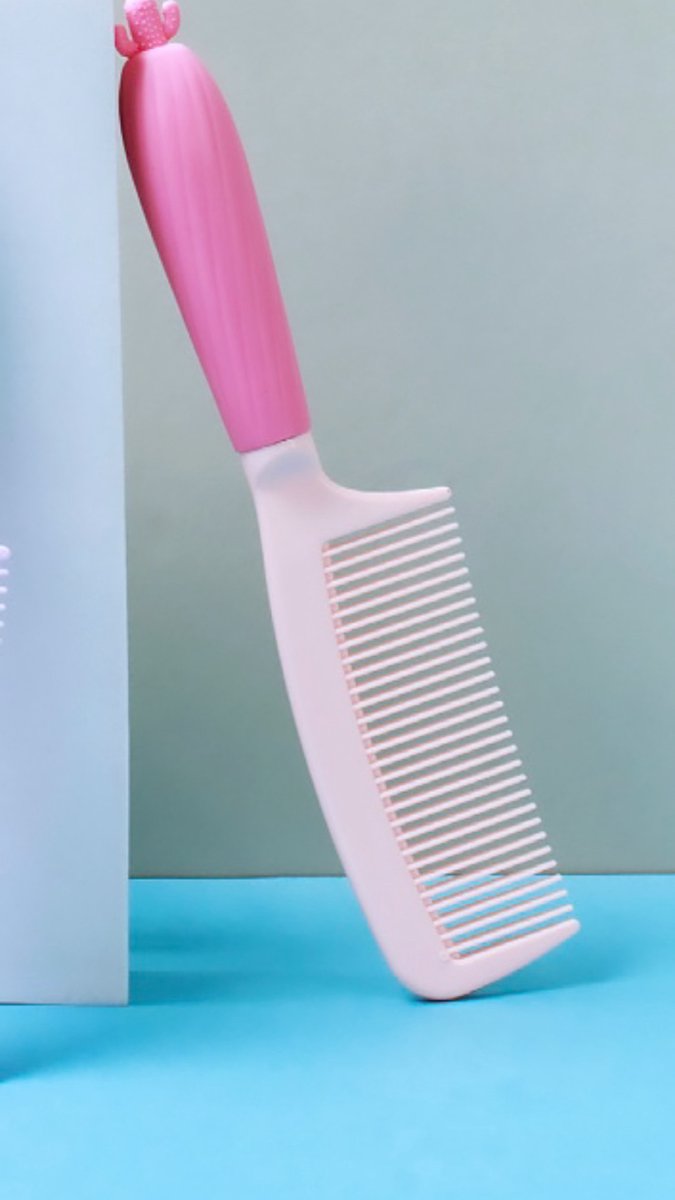 Babycure Spiegel & Kam - lila violette spiegeltje met een Roze kam - Setje voor kids - opmaken - Badaccessoires - Leuk om als cadeau te geven - Kadotip! van Babycure — afbeelding 2