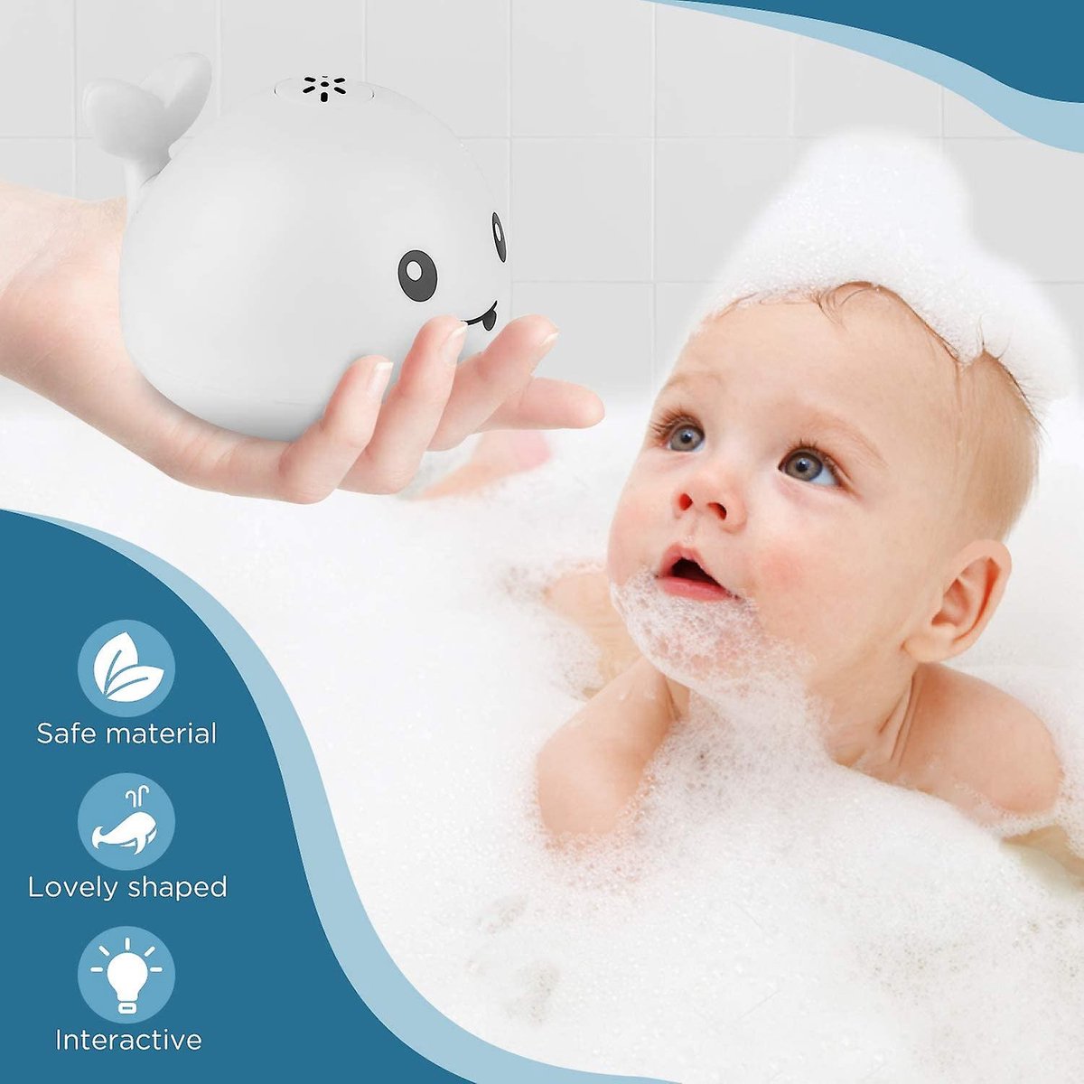 Jouet de bain Machine à bulles Bébé Jouet de bain Créatif Bulle Interactive  Bubble Ma