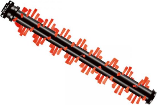 Foto: Luiwagen telescoop steel nylon schrobber met steel nylon 26cm schrobborstel harde haren met telescoopsteel