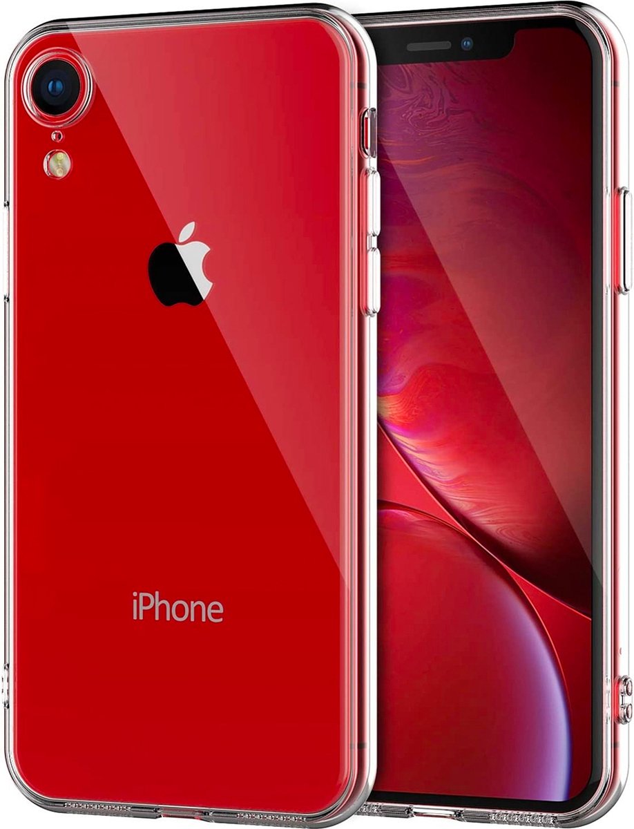 iPhone XR hoesje transparant siliconen case apple hoesjes back cover hoes extra stevig