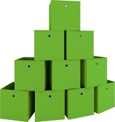 VCM Set de 10 Boîte Pliable Boîte en Tissu Boîte à Étagère Pliante Boîtes de Rangement Set de 10 Boîte Pliable Boîte en Tissu Boîte à Étagère Pliante Boîtes de Rangement