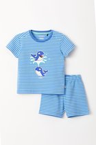 Woody pyjama jongens - blauw - walvis - 231-3-PZA-Z/913 - maat 68