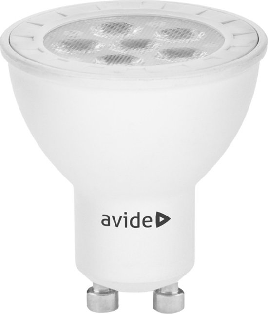 Avide LED Spot GU10 Alu + plastique 4W WW