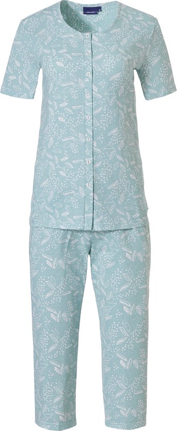 Pastunette - Sweet Pastel - Pyjamaset - Maat 38 - Turquoise - Katoen