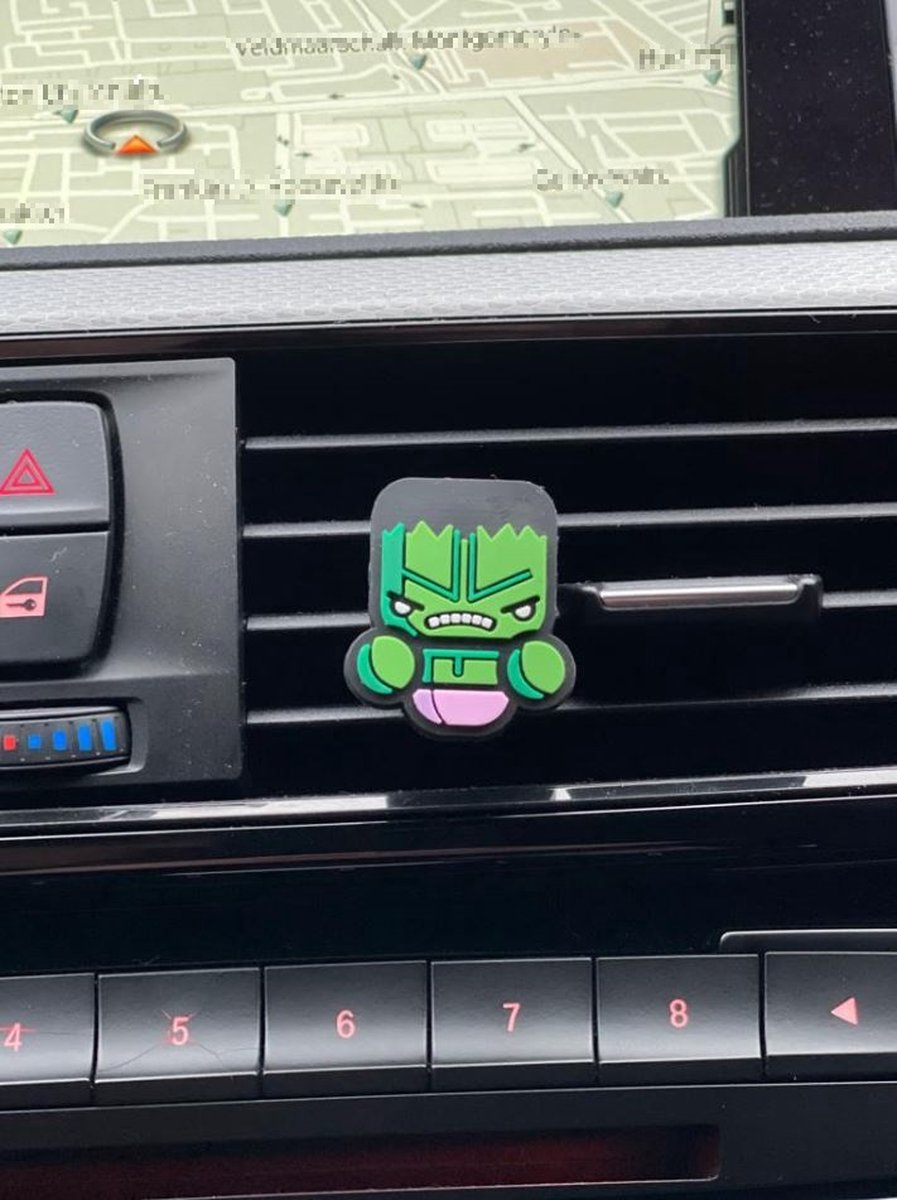 Auto geurverfrisser - Hulk - Auto geurtje Hulk - luchtverfrisser cartoon - luchtverfrisser - luchtverfrisser auto - car parfume - auto assecoires - Marvel - auto parfum