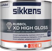 Sikkens Rubbol XD High Gloss Lakverf Dekkend Terpentine basis ral 9010 0.5 liter