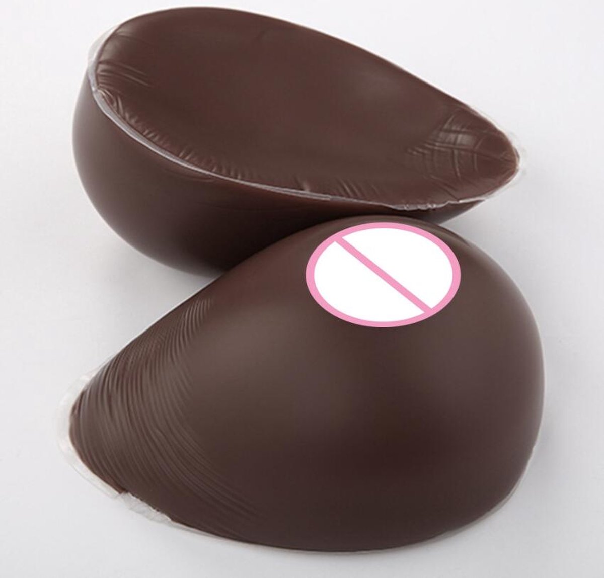 Diyima® Premium Siliconen Borsten – Kunstborsten - Borst Implantaten - Borstreconstructie – Transgender – Travestiet - Crossdresser - Donkerbruin