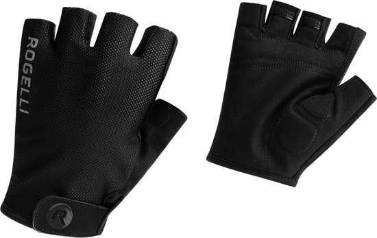 Rogelli Core Fietshandschoenen Zomer - Wielrenhandschoenen Heren - Handschoenen met Padding - Zwart - Maat M van Merkloos — afbeelding 3