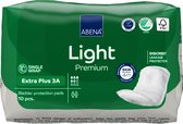 ABENA Light Premium Extra Plus - 10x Incontinentie Verband Dames en Heren - Inlegverband voor Licht tot Matig Urineverlies - 11x33cm / 650ml