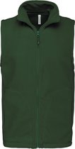 Fleecebodywarmer 'Luca' merk Kariban maat 3XL Forest Green