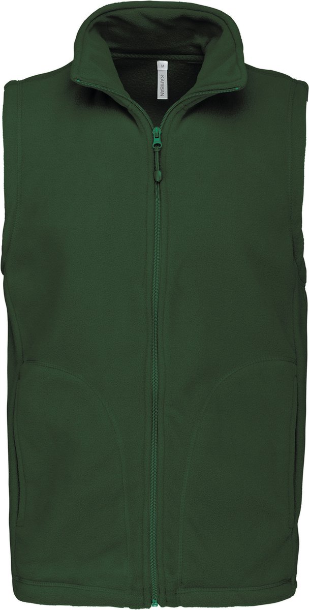 Fleecebodywarmer ‘Luca’ merk Kariban 3XL Forest Groen