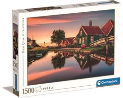 Clementoni - Puzzel - 1500 Stukjes - Zaanse Schans - Puzzel Voor Volwassenen - High Quality Collection