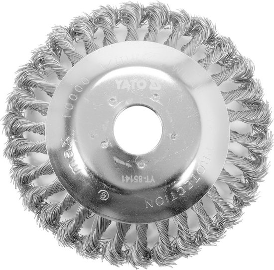 YATO Universele Stalen onkruidborstel Ø15 cm - Asdiameter 25,4 mm van Yato — afbeelding 3