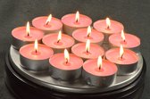 Candles by MilaNNE, set van 16 stuks XXL theelichten in heerlijke KANEEL geur