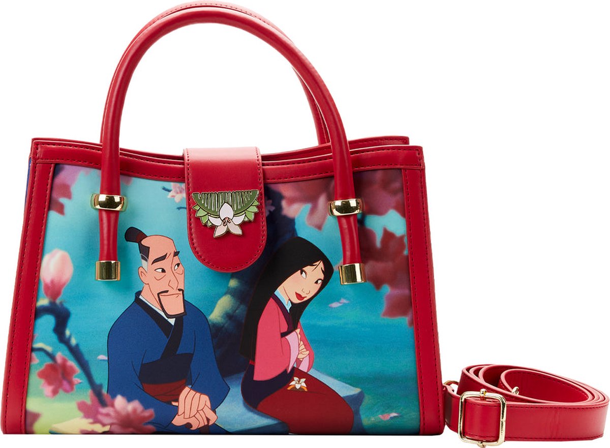 Disney Loungefly Crossbody Bag Mulan Princess Scene