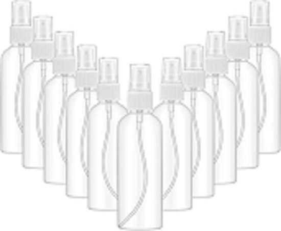Spray Bottle - Mist Spray Bottle / Refillable Roller Bottles - For Cleaning, Perfumes, Essential Oils – Travel Size 100 ml, 10 pieces,