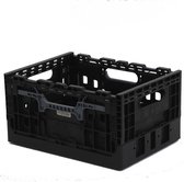 WICKED Smart Crate zwart met grijze grepen (recycled plastic)
