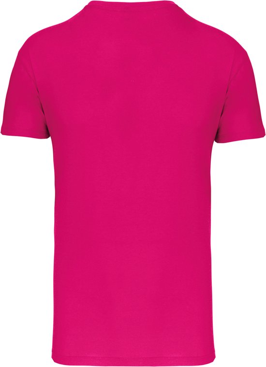 Fuchsia T-shirt met ronde hals merk Kariban maat 4XL