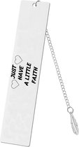 Akyol - hoop sleutelhanger boekenlegger - Liefde - echte bikkel - cancer awareness - geloof - cadeau - kado - geschenk - gift - verjaardagscadeau