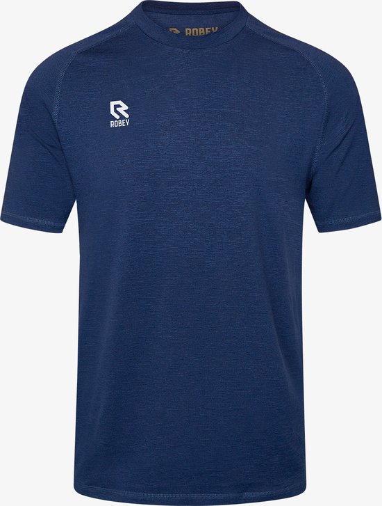 Robey Gym Shirt Maillot de football à manches courtes (taille 3XL) - Bleu marine