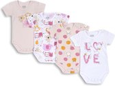 Chicco - Baby - Set van 4 Rompertje - Maat 62