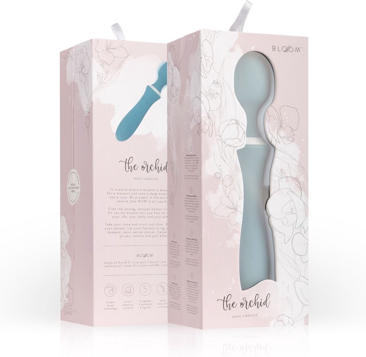 Bloom The Orchid Wand Vibrator - 5 Snelheden
