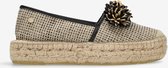 Fred De La Bretoniere Espadrille June-Li Zwart - Maat 36