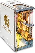 Robotime Sakura Densya | Coin livre en bois DIY- maison miniature | TGB01