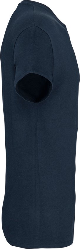 T-shirt bleu foncé à col V marque Kariban taille 5XL